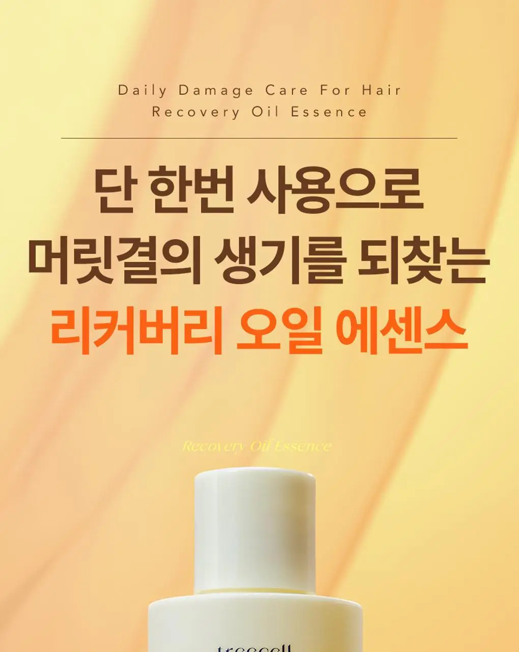 [백호PICK/호호바오일함유] 트리셀 리커버리 헤어 오일 에센스 100ml 상세페이지 6